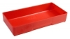 Lista PB-3 3" X 6" X 1" Red Plastic Boxes