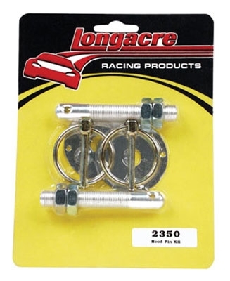 Details about   Longacre 23510 Aluminum Hood Pin Kit 1/2"-20 Set of 2 