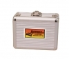 Longacre 50520 Foam Lined Hard Case - Silver 4.5" x 3" x 2.5"