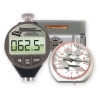 Longacre 50557 Digital Durometer & Dial Tread Depth Gauge with Silver Case