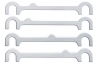 Longacre 78512 Aluminum A-Arm Spacers - Kit Includes 1/16", 1/8", 1/4", 1/2"
