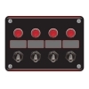 Longacre 4 Accessory switch panel with 4 pilot lights