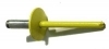 POP ABS66L-Yellow Rivet 3/16" x 3/8" Yellow 250 Count